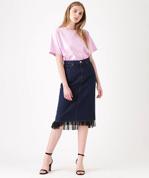 JILL STUART（ジルスチュアート）の「◆＜sweet×JILLSTUART＞ロゴビッグTシャツ（Tシャツ/カットソー・レディース・ホワイト/パープル/ピンク・FREE）」の11枚目の写真