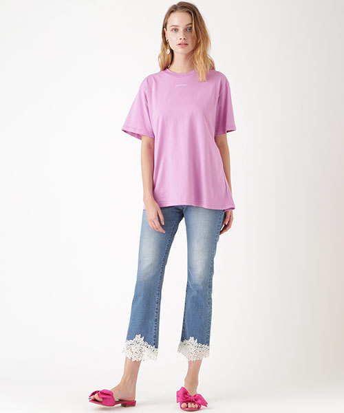 JILL STUART（ジルスチュアート）の「◆＜sweet×JILLSTUART＞ロゴビッグTシャツ（Tシャツ/カットソー・レディース・ホワイト/パープル/ピンク・FREE）」の17枚目の写真