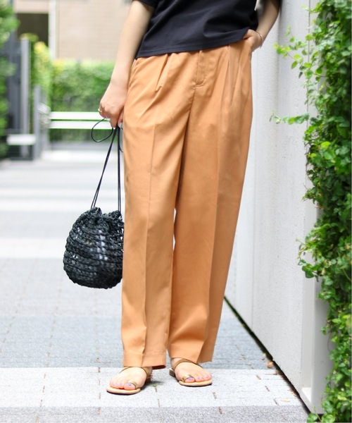 JOINT WORKS（ジョイントワークス）の「ワイドテーパーパンツ◆（その他パンツ・レディース・ピンク/グレー/キャメル/ベージュ・SMALL/MEDIUM）」の3枚目の写真