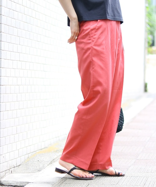 JOINT WORKS（ジョイントワークス）の「ワイドテーパーパンツ◆（その他パンツ・レディース・ピンク/グレー/キャメル/ベージュ・SMALL/MEDIUM）」の4枚目の写真