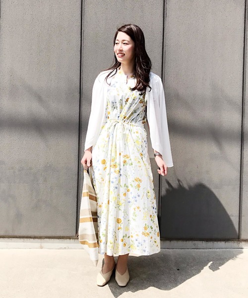 Petit Honfleur(プチオンフルール)の「◇カタログ掲載◇チューリップ袖ワンピース(ワンピース・レディース・レッド/イエロー・11号/9号)」の9枚目の写真