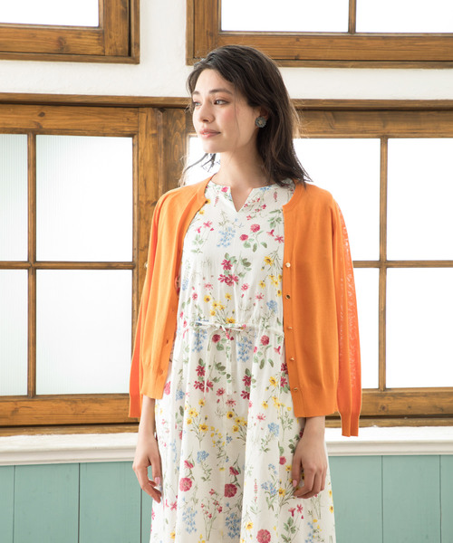 Petit Honfleur(プチオンフルール)の「◇カタログ掲載◇チューリップ袖ワンピース(ワンピース・レディース・レッド/イエロー・11号/9号)」の11枚目の写真