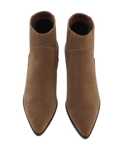 Ungrid(アングリッド)の「フェイクスウェードポインテッドブーツ(ブーツ・レディース・ブラック/ベージュ・S/M/L)」の5枚目の写真