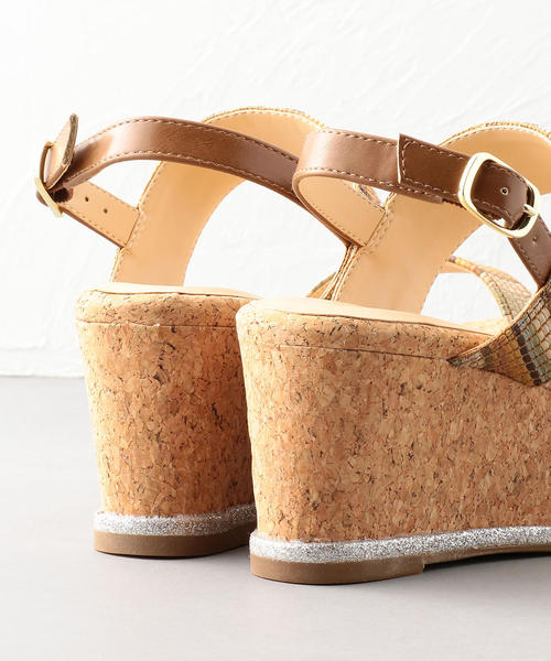 ODETTE E ODILE（オデットエオディール）の「OFC 2ベルトウェッジ サンダル70（サンダル・レディース・その他1/シルバー/ブラック・35/36/37）」の11枚目の写真