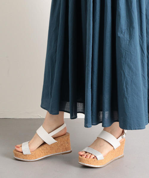 ODETTE E ODILE（オデットエオディール）の「OFC 2ベルトウェッジ サンダル70（サンダル・レディース・その他1/シルバー/ブラック・35/36/37）」の12枚目の写真