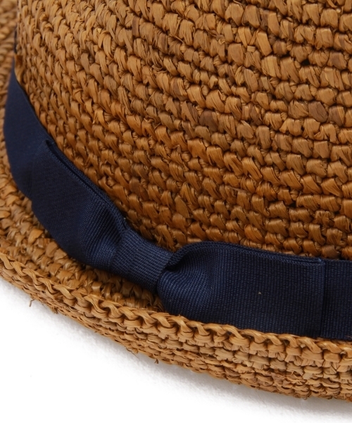 BEAUTY&YOUTH UNITED ARROWS（ビューティーアンドユースユナイテッドアローズ）の「BYBC  ∵ラフィアテープハット　◆（ハット・レディース・ブラック/ベージュ/ダークブラウン・フリー）」の6枚目の写真