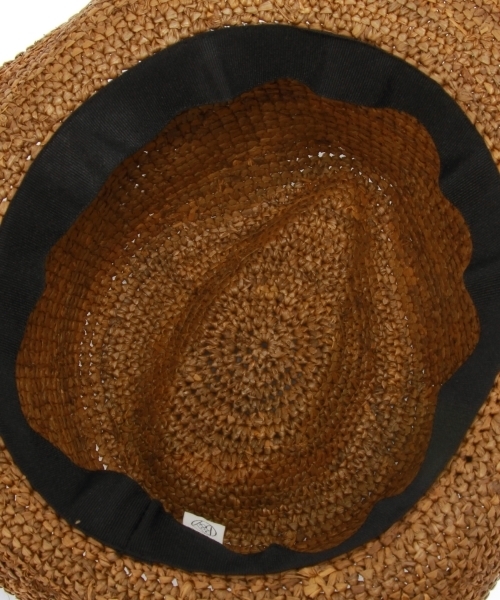 BEAUTY&YOUTH UNITED ARROWS（ビューティーアンドユースユナイテッドアローズ）の「BYBC  ∵ラフィアテープハット　◆（ハット・レディース・ブラック/ベージュ/ダークブラウン・フリー）」の4枚目の写真