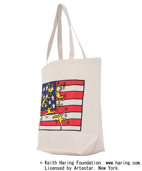 WEGO(ウィゴー)の「WEGO/Keith Haring(キースヘリング) トートバッグ(トートバッグ・メンズ・その他1/その他2/その他3/その他4・FREE)」の6枚目の写真
