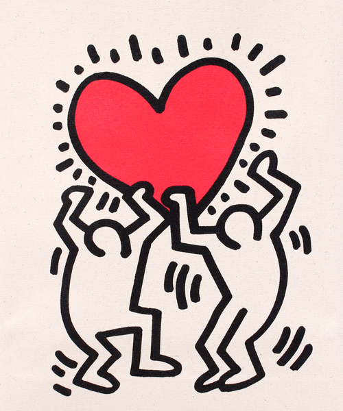 WEGO(ウィゴー)の「WEGO/Keith Haring(キースヘリング) トートバッグ(トートバッグ・メンズ・その他1/その他2/その他3/その他4・FREE)」の8枚目の写真