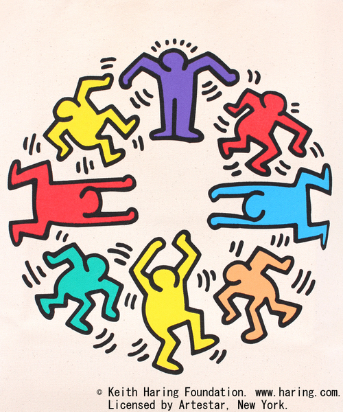 WEGO(ウィゴー)の「WEGO/Keith Haring(キースヘリング) トートバッグ(トートバッグ・メンズ・その他1/その他2/その他3/その他4・FREE)」の13枚目の写真