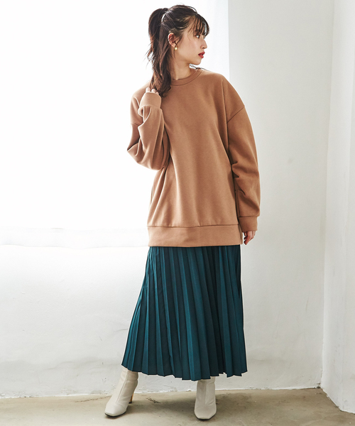 GeeRA(ジーラ)の「袖タックボリュームスウェット(スウェット・レディース・モカ/ブラック・X-LARGE/MEDIUM/LARGE)」の9枚目の写真