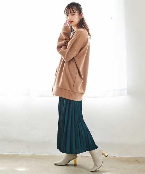GeeRA(ジーラ)の「袖タックボリュームスウェット(スウェット・レディース・モカ/ブラック・X-LARGE/MEDIUM/LARGE)」の10枚目の写真