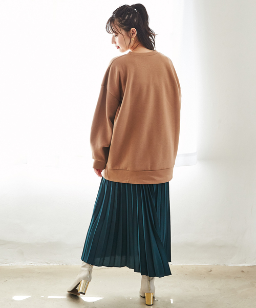 GeeRA(ジーラ)の「袖タックボリュームスウェット(スウェット・レディース・モカ/ブラック・X-LARGE/MEDIUM/LARGE)」の11枚目の写真
