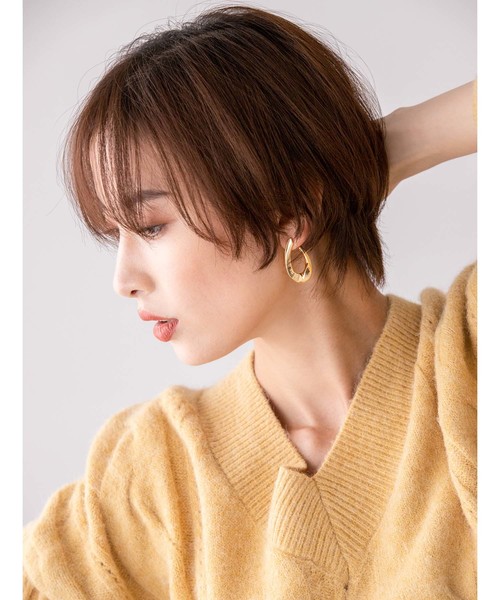 fifth（フィフス）の「サークルデザインピアス（ピアス（両耳用）・レディース・ゴールド・FREE）」の4枚目の写真