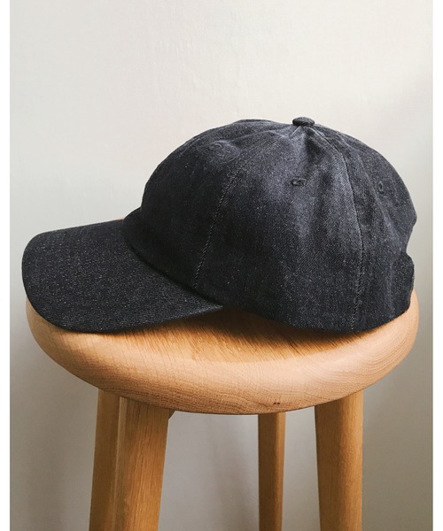 newhattan(ニューハッタン)の「newhattan(ニューハッタン) / STONE WASHED DENIM CAP ウォッシュドデニムローキャップ/無地/ワンポイント/ユニセックス(キャップ・メンズ・ブラック/ダークインディゴブルー/ブラック系その他/ライトインディゴブルー・FREE)」の2枚目の写真