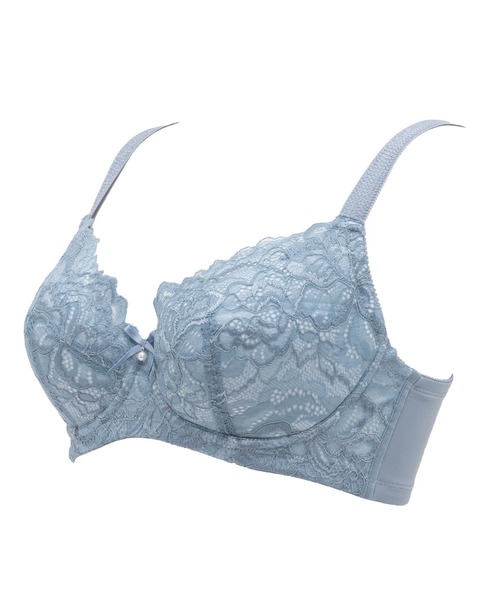 BRADELIS NEWYORK（ブラデリスニューヨーク）の「広がるバストをすっきりシルエットに整え着痩せが叶う"コンパクト補整"　ジアブラ（ブラジャー・レディース・ブラック/ブルー系その他・E65/E70/E75/F65/F70/F75/E80/F80/G70/G75/G80/E85/F85/G85/H70/H75/H80/H85）」の3枚目の写真
