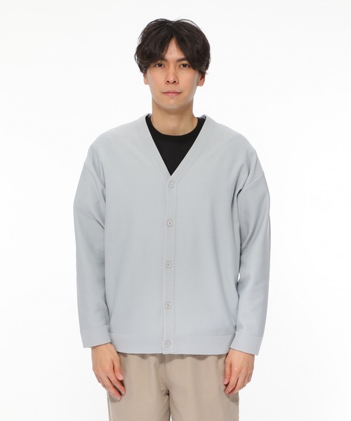 LAKOLE（ラコレ）の「天竺ニットカーディガン / LAKOLE（カーディガン/ボレロ・メンズ・ライトグレー/ブラウン/アイボリー・MEDIUM/LARGE）」の10枚目の写真