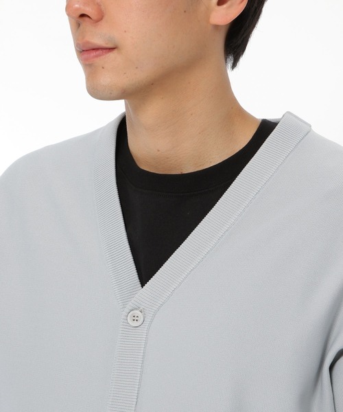 LAKOLE（ラコレ）の「天竺ニットカーディガン / LAKOLE（カーディガン/ボレロ・メンズ・ライトグレー/ブラウン/アイボリー・MEDIUM/LARGE）」の13枚目の写真