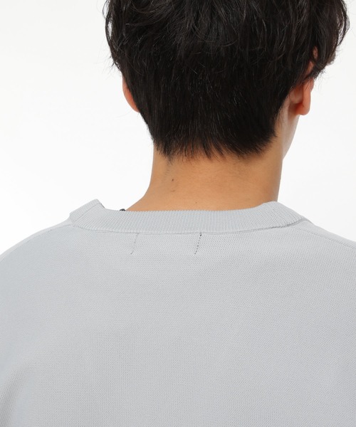 LAKOLE（ラコレ）の「天竺ニットカーディガン / LAKOLE（カーディガン/ボレロ・メンズ・ライトグレー/ブラウン/アイボリー・MEDIUM/LARGE）」の14枚目の写真