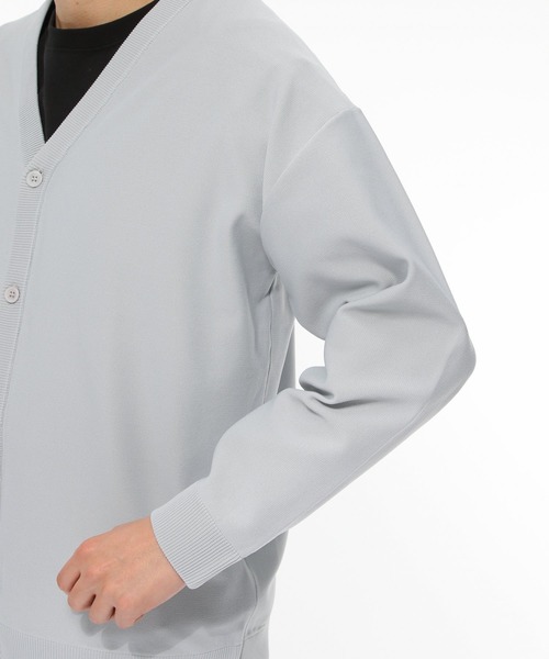 LAKOLE（ラコレ）の「天竺ニットカーディガン / LAKOLE（カーディガン/ボレロ・メンズ・ライトグレー/ブラウン/アイボリー・MEDIUM/LARGE）」の15枚目の写真