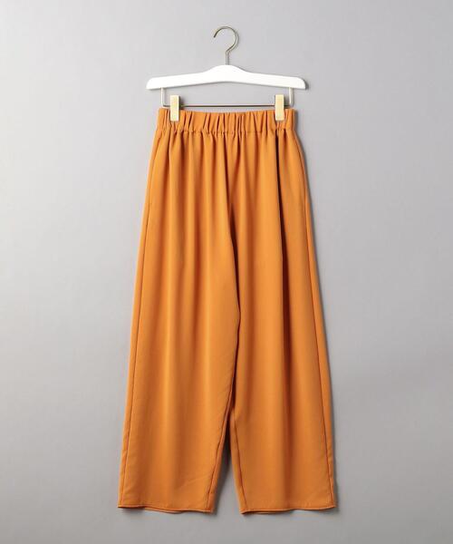 BEAUTY&YOUTH UNITED ARROWS(ビューティーアンドユースユナイテッドアローズ)の「BY ギャザーワイドパンツ ◆(その他パンツ・レディース・オレンジ/ダークグリーン/ダークグレー・M/S)」の4枚目の写真