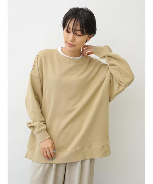 AMERICAN HOLIC（アメリカンホリック）の「ドロップショルダー裏毛プルオーバー＊●（スウェット・レディース・ブラウン/アイボリー/ラベンダー/ブルー/ブラック/モカ/ベージュ・FREE）」の20枚目の写真