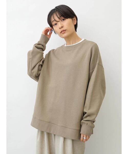 AMERICAN HOLIC（アメリカンホリック）の「ドロップショルダー裏毛プルオーバー＊●（スウェット・レディース・ブラウン/アイボリー/ラベンダー/ブルー/ブラック/モカ/ベージュ・FREE）」の21枚目の写真