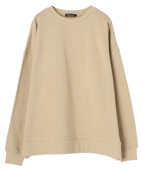 AMERICAN HOLIC（アメリカンホリック）の「ドロップショルダー裏毛プルオーバー＊●（スウェット・レディース・ブラウン/アイボリー/ラベンダー/ブルー/ブラック/モカ/ベージュ・FREE）」の13枚目の写真