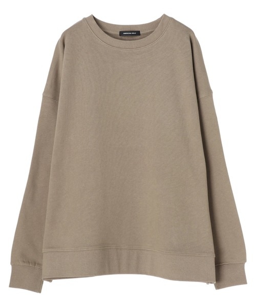 AMERICAN HOLIC（アメリカンホリック）の「ドロップショルダー裏毛プルオーバー＊●（スウェット・レディース・ブラウン/アイボリー/ラベンダー/ブルー/ブラック/モカ/ベージュ・FREE）」の14枚目の写真