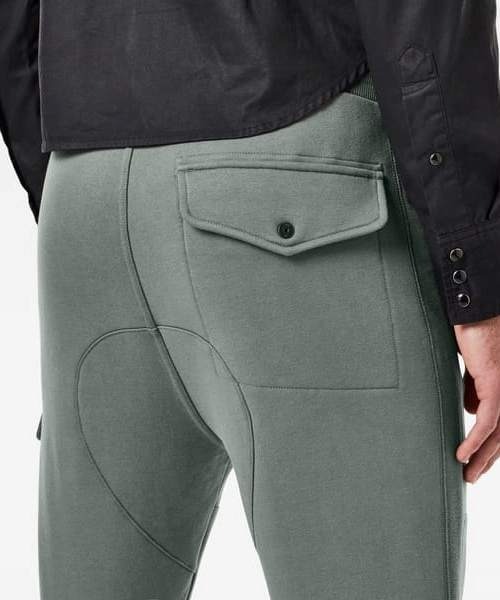 G-STAR(ジースター)の「Side Stripe Utility Sweatpants/スウェットカーゴ(スウェットパンツ・メンズ・ダークブルー/グレー・X-SMALL/LARGE/SMALL/MEDIUM)」の11枚目の写真