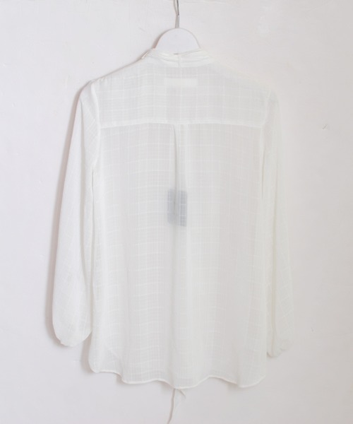 roarguns(ロアーガンズ)の「75d SUCKER DRAPE SHIRTS(シャツ/ブラウス・レディース・ブラック系その他/ホワイト系その他・0)」の6枚目の写真
