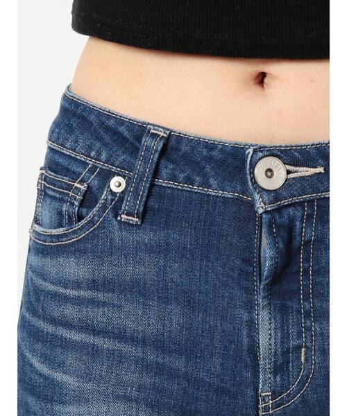 GYDA（ジェイダ）の「M/Wインナーハイリップドデニムスキニーパンツ（デニムパンツ・レディース・ブルー/ライトブルー・X-SMALL/SMALL/MEDIUM）」の17枚目の写真