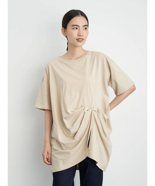 AMERICAN HOLIC(アメリカンホリック)の「フロントねじりカットプルオーバー *(Tシャツ/カットソー・レディース・ブラック/ブラウン/オフホワイト/ライトベージュ・M/L)」の22枚目の写真