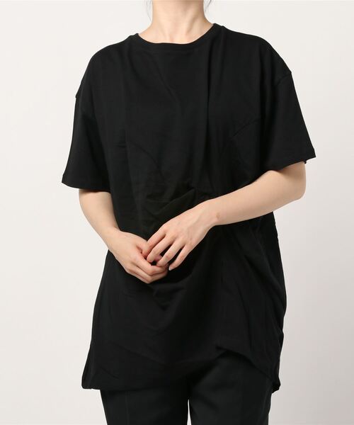 AMERICAN HOLIC(アメリカンホリック)の「フロントねじりカットプルオーバー *(Tシャツ/カットソー・レディース・ブラック/ブラウン/オフホワイト/ライトベージュ・M/L)」の6枚目の写真