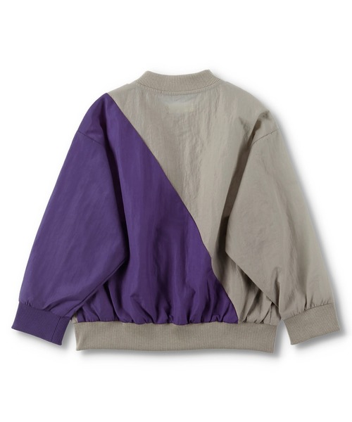 BRANSHES（ブランシェス）の「配色切替えナイロンジャケット（ナイロンジャケット・キッズ・グレー/ベージュ・100cm/90cm/120cm/110cm/150cm/130cm/140cm）」の22枚目の写真