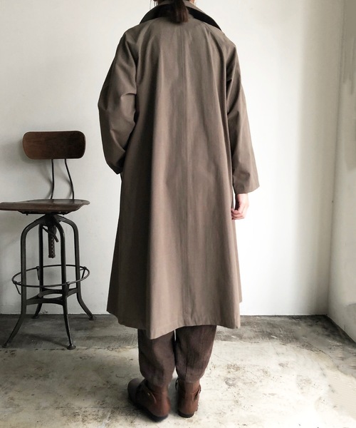 nofl（ノフル）の「nofl.馬布京都染め裏地付きトレンチコート 