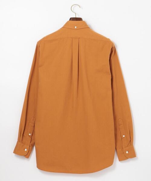 J.PRESS（ジェイプレス）の「ソリッドヤーン サテンネル パチフラシャツ / ボタンダウン（シャツ/ブラウス・メンズ・オレンジ系/ダルブルー系/ホワイト系・LARGE/X-LARGE/MEDIUM）」の4枚目の写真