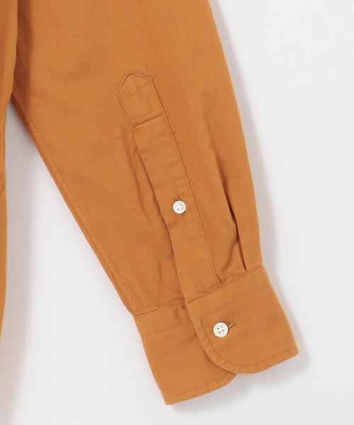 J.PRESS（ジェイプレス）の「ソリッドヤーン サテンネル パチフラシャツ / ボタンダウン（シャツ/ブラウス・メンズ・オレンジ系/ダルブルー系/ホワイト系・LARGE/X-LARGE/MEDIUM）」の9枚目の写真