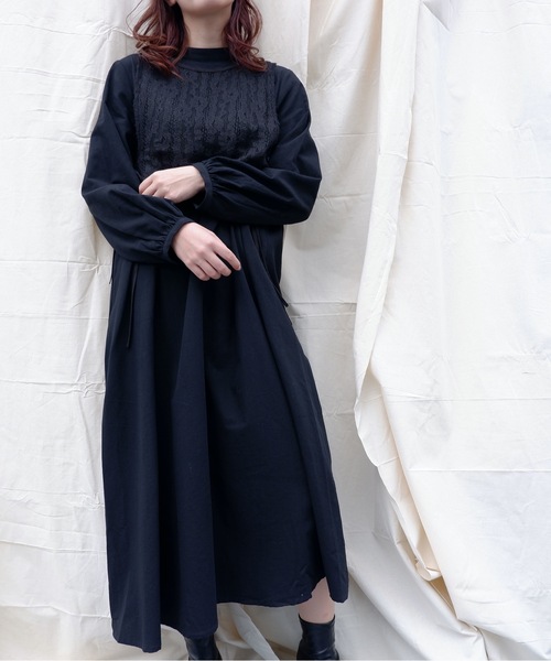 sakishimatokyo(サキシマトーキョー)の「【ZOZO限定】サキシマamp「ワンピーストレースノベスト」(ワンピース・レディース・ブラック/ブラウン/ホワイト・FREE)」の12枚目の写真