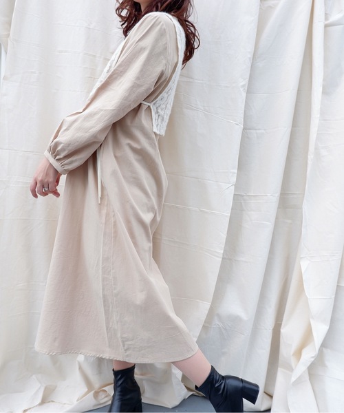 sakishimatokyo(サキシマトーキョー)の「【ZOZO限定】サキシマamp「ワンピーストレースノベスト」(ワンピース・レディース・ブラック/ブラウン/ホワイト・FREE)」の6枚目の写真