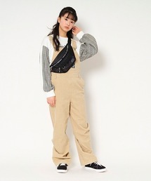 LOVETOXIC（ラブトキシック）の「コーデュロイサロペット（サロペット/オーバーオール・キッズ）」