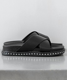 RASVOA | スタッズクロスサンダル(サンダル)