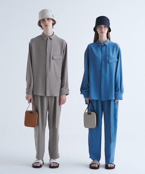 CULLNI2021春夏　フロントフライポケットシャツ CULLNI（クルニ）の「2021春夏 フロントフライポケットシャツ