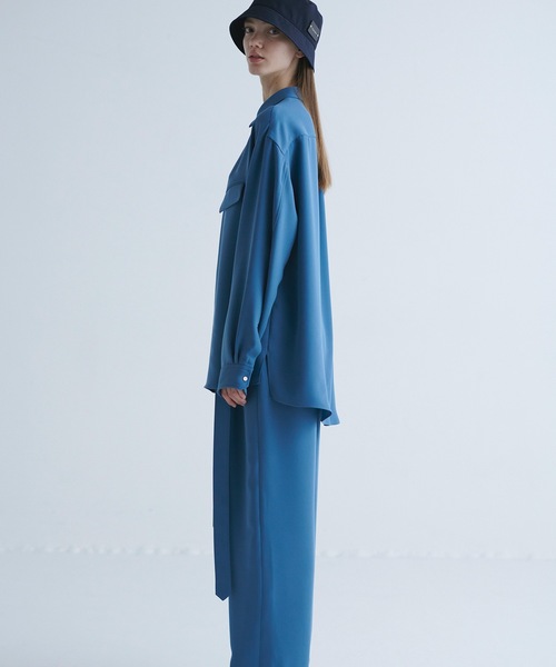 CULLNI2021春夏　フロントフライポケットシャツ CULLNI（クルニ）の「2021春夏 フロントフライポケットシャツ