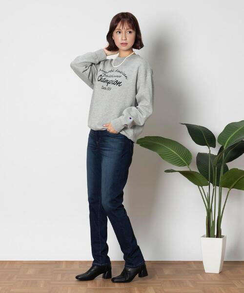 EDWIN（エドウィン）の「EDWIN(エドウィン)「JERSEYS」テーパードパンツ（デニムパンツ・レディース・ダークインディゴブルー・S/L/M/XS）」の15枚目の写真