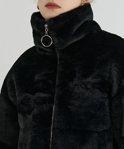 Fano Studios】Oversized stand collar boa