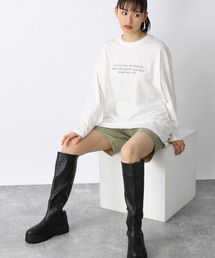 JEANASIS | 【Charity TEE】ロゴロンＴEE/936536(Tシャツ/カットソー)