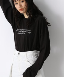 JEANASIS | 【Charity TEE】ロゴロンＴEE/936536(Tシャツ/カットソー)