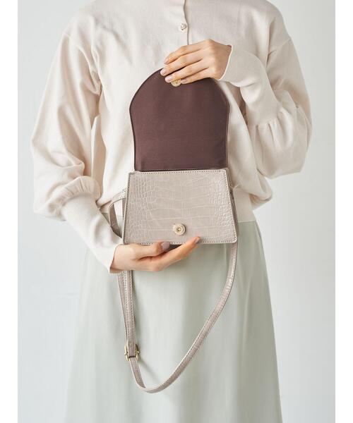 セール】クロコミニショルダーバッグ ＊（ショルダーバッグ