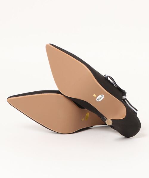 Miminy Piminy（ミミニー ピミニー）の「MiminyPiminy(ミミニー ピミニー) バックストラップのポインテッドトゥパンプス（パンプス・レディース・ベージュ系その他/ブラック系その他/シルバー・LL/S/M/L）」の5枚目の写真